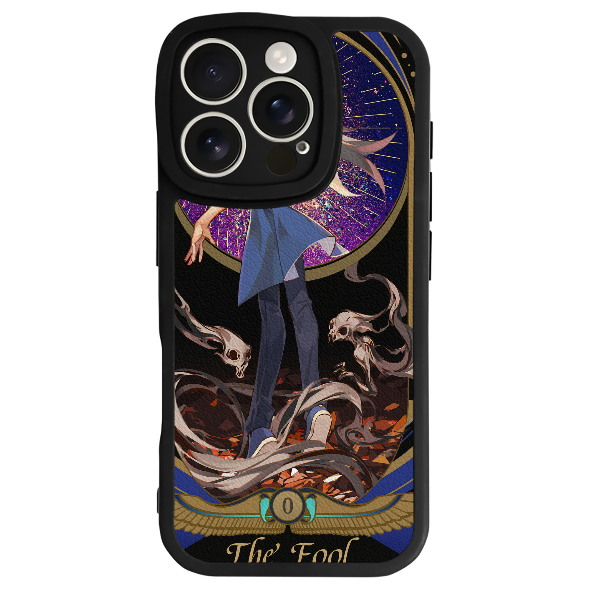（画像用） 遊☆戯☆王 Yu-Gi-Oh! 【iPhone 16シリーズ対応】シリコンスマホケース（レザー調） 材質：シリコン